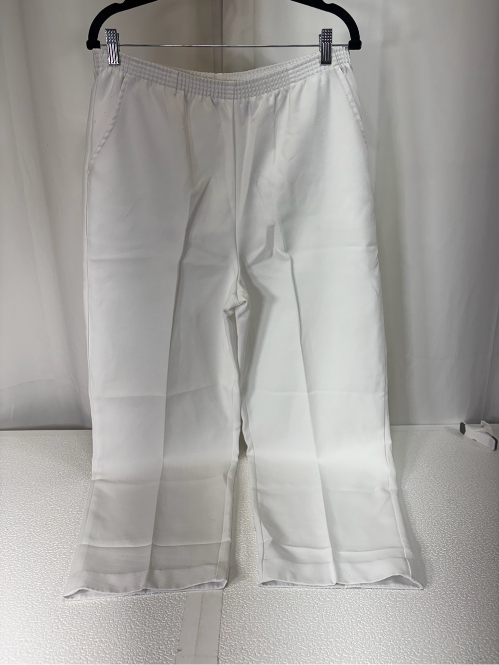 Blair Cream Wide-Leg Pull-On Trousers 3864